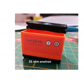 Bac recyclage tubes néons échelle Zéro