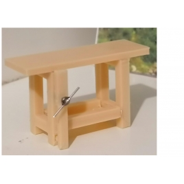 Établi menuisier échelle Zéro