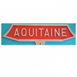 Plaque train Aquitaine