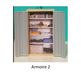 Armoire de bureau mod 2,  échelle zéro.