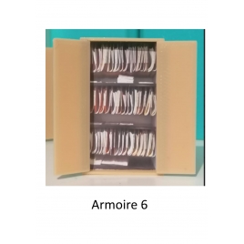 Armoire de bureau ou d'atelier, mod 6, échelle zéro
