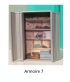 Armoire de bureau ou d'atelier, mod 7, échelle zéro