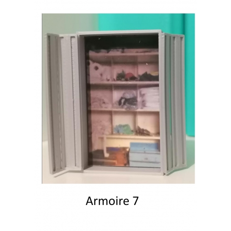 Armoire de bureau ou d'atelier, mod 7, échelle zéro