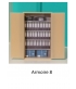 Armoire de bureau ou d'atelier, mod 8, échelle zéro