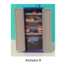Armoire d'atelier, mod 9, magnétoscopie, échelle zéro