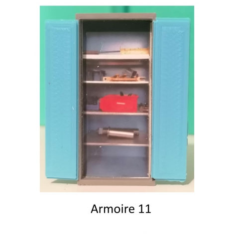 Armoire d'atelier, mod 11, échelle zéro