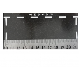 8 Places de stationnement blanches payant, échelle Zéro