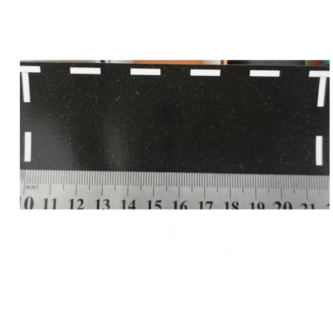 8 Places de stationnement blanches, échelle Zéro