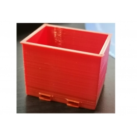 Bac de recyclage pour la ferraille, échelle zéro