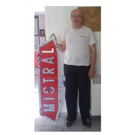 Plaque Mistral échelle 1